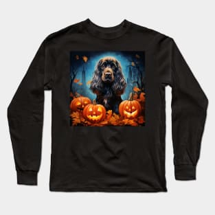 Halloween English cocker spaniel Long Sleeve T-Shirt